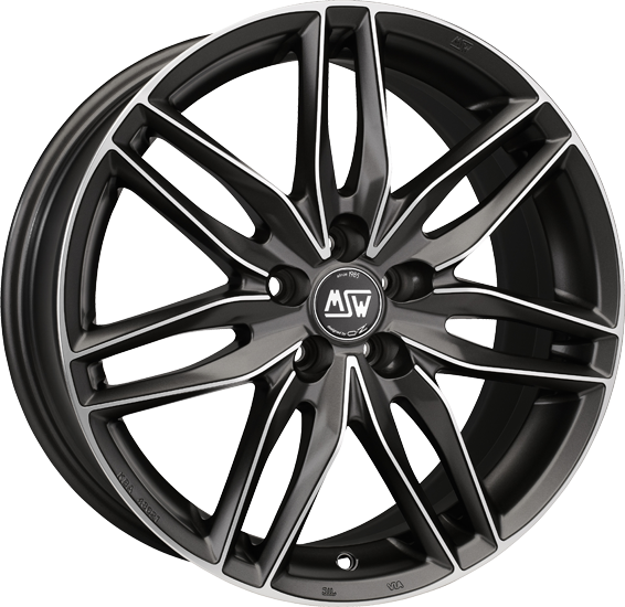 MSW MSW 24 19X9 ET29 5X120 MATT GUN METAL FULL POLISHED