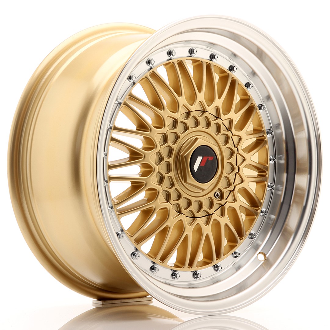 Japan Racing JR9 17x8.5 ET20 5x112/120 Gold Machined Lip
