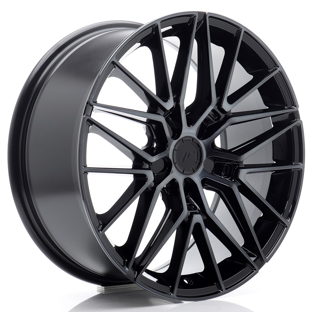Japan Racing JR38 18x8 ET20-45 Blank (5H) Black Machined Tinted Face