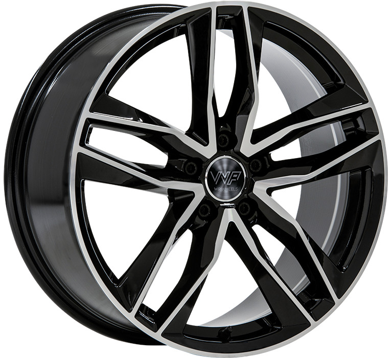 WP Wheels 946 21x9.5 ET42 5x112 Glanz-Schwarz Frontpoliert