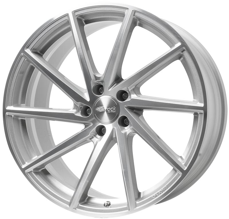 Brock B37, 8x18 5x108 ET45 72.6 W1N Kristallsilber Voll-Poliert (KSVP)