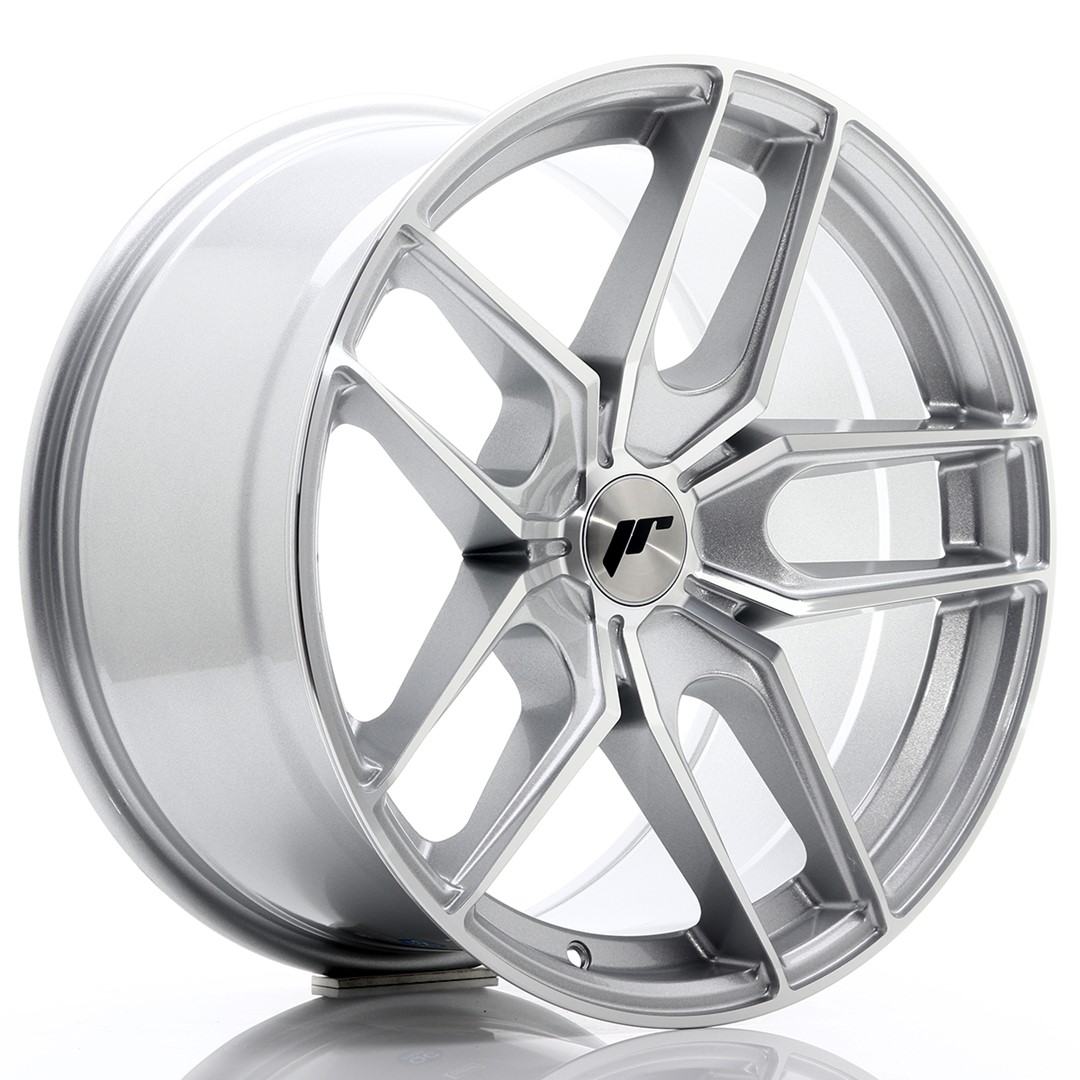 Japan Racing JR25 18x9.5 ET20-40 Argent Brossé (ET et PCD configurables)