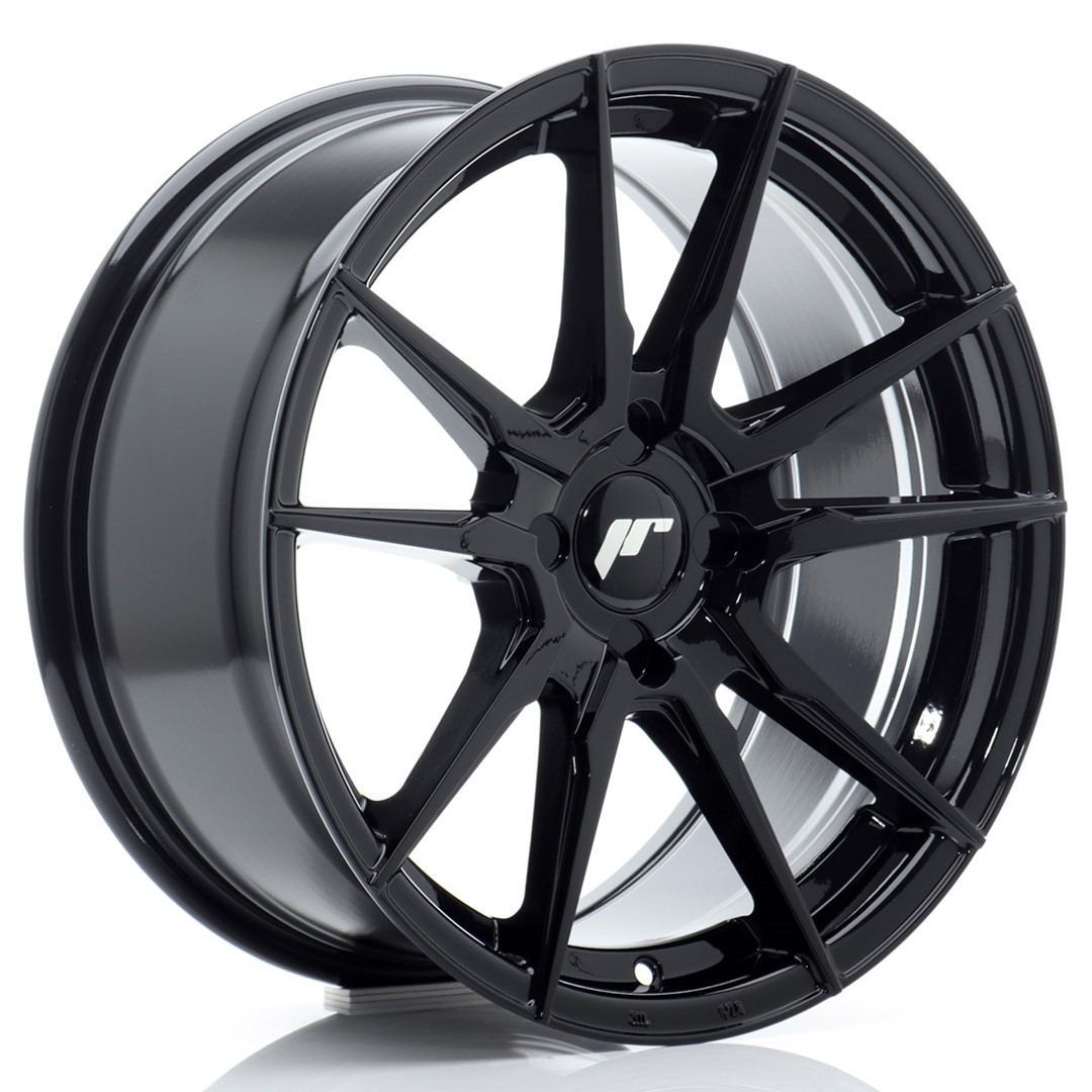 Japan Racing JR21 17x8 ET20-35 Blank (4H) Gloss Black