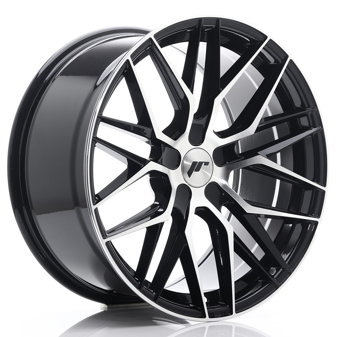 Japan Racing JR28 19x9.5 ET20-40 Blank (5H) Gloss Black Machined Face
