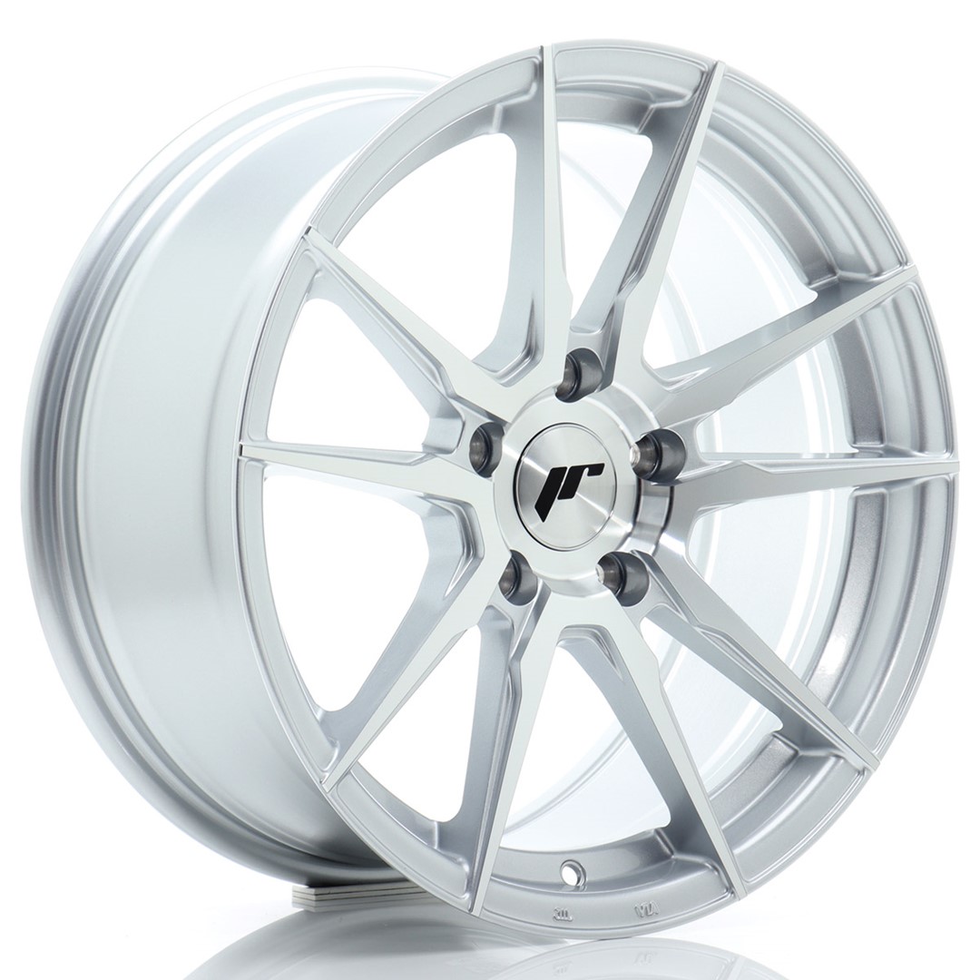 Japan Racing JR21 17x8 ET35 5x100 Silver Machined