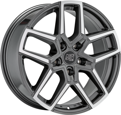 MSW 52 20x8.5 ET45 5x114.3 Gloss Gun Metal Full Polish
