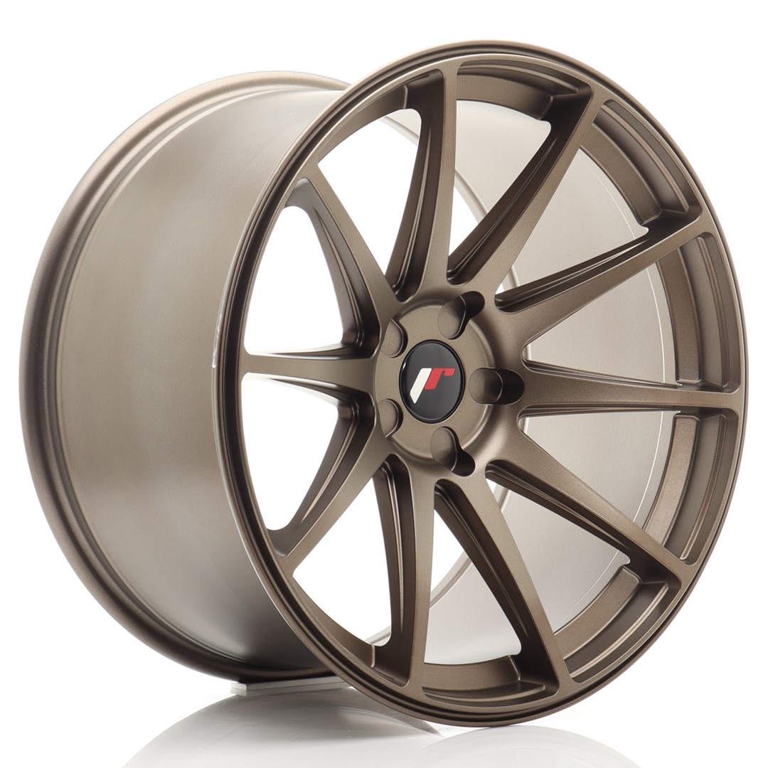 Japan Racing JR11 20x11 ET20-30 5HBlank Matt Bronze