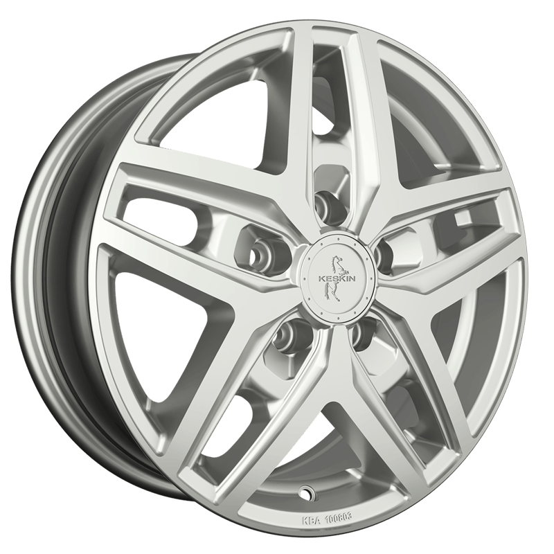 Keskin KT C1-5L 16x6.5 ET50.9 5x120 Argento Verniciato