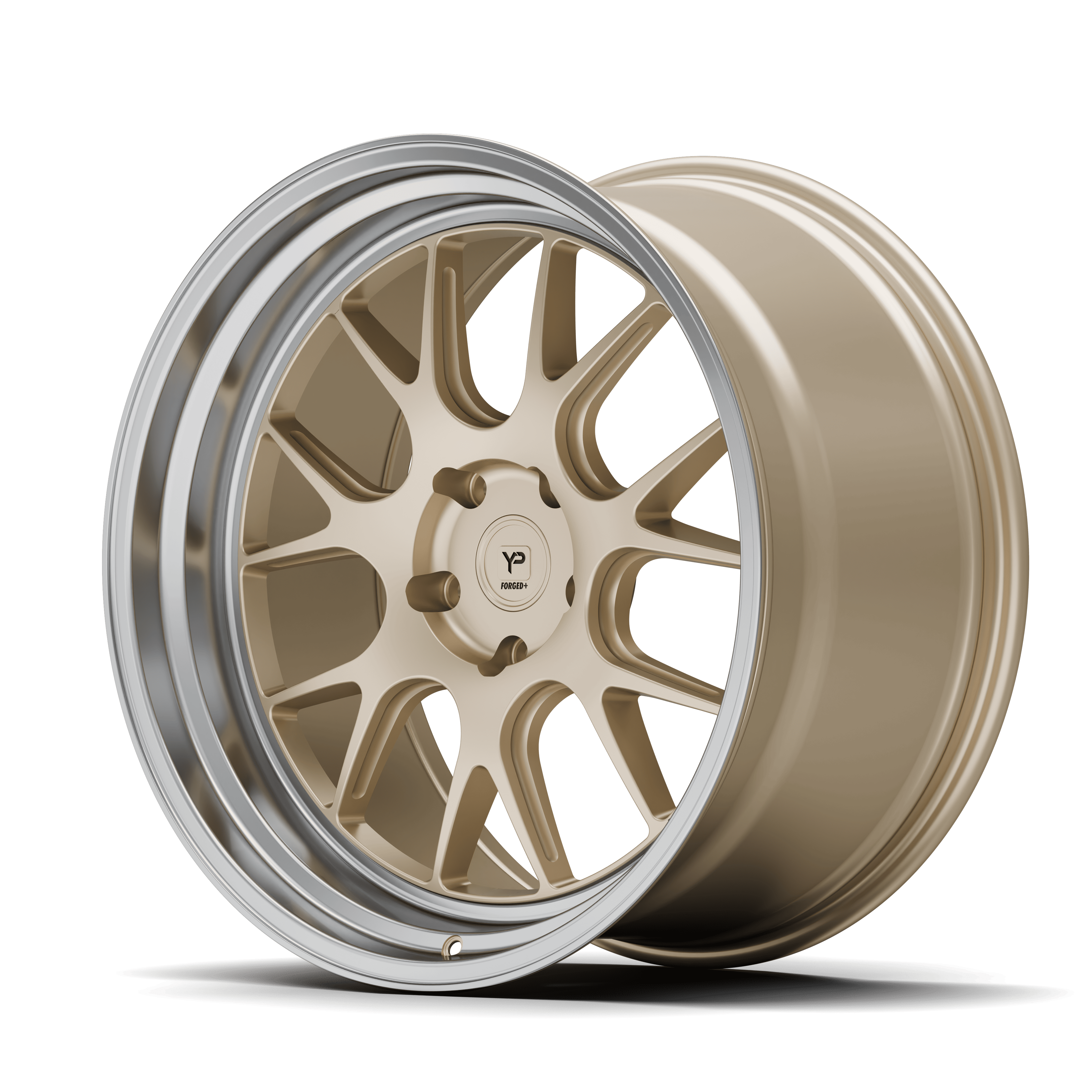 Yido CS 1.1 Forged+ 19x10 ET33 5x120 Race Gold/Polished Lip