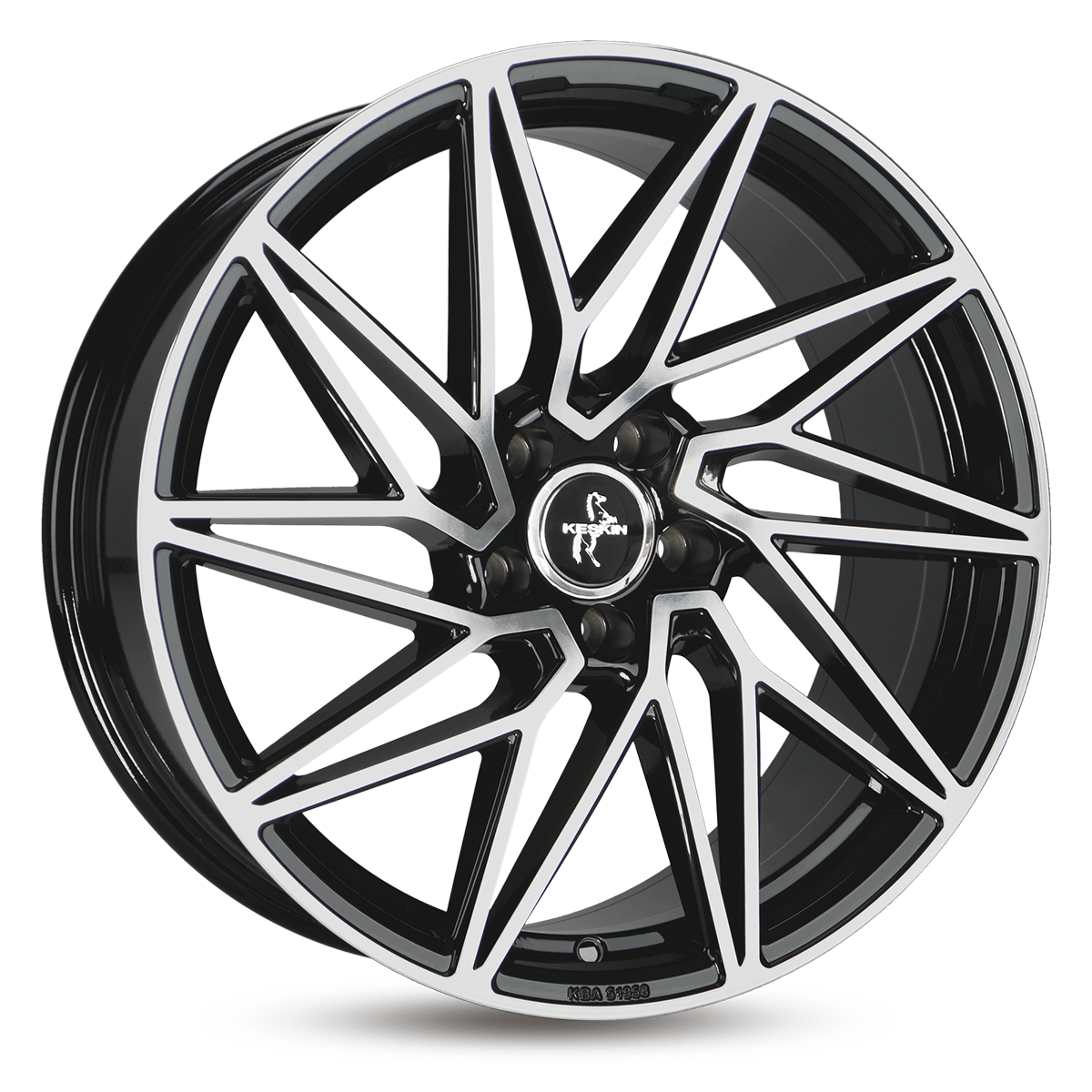 Keskin KT20 19x8.5 ET45 5x108 Black Front Polish