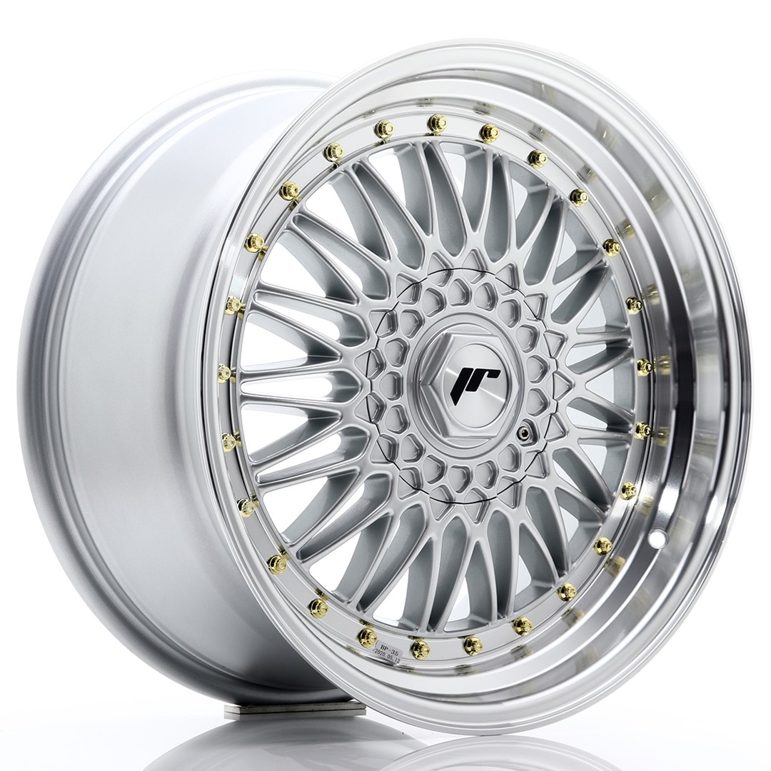 Japan Racing JR9 18x9 ET35 5x100/120 Silver Machined Lip