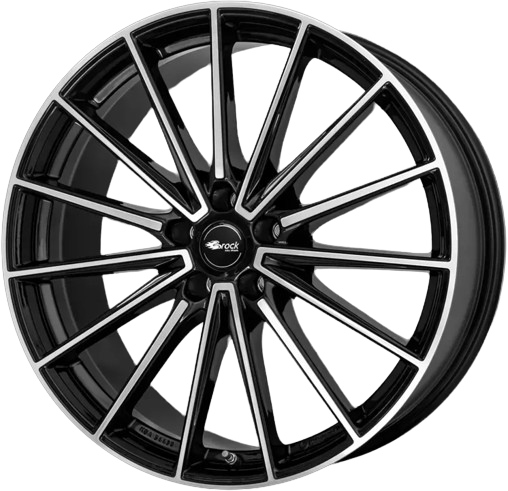 Brock B43 21x11 ET58 5x130 Schwarz Glanz Voll-Poliert (SGVP)