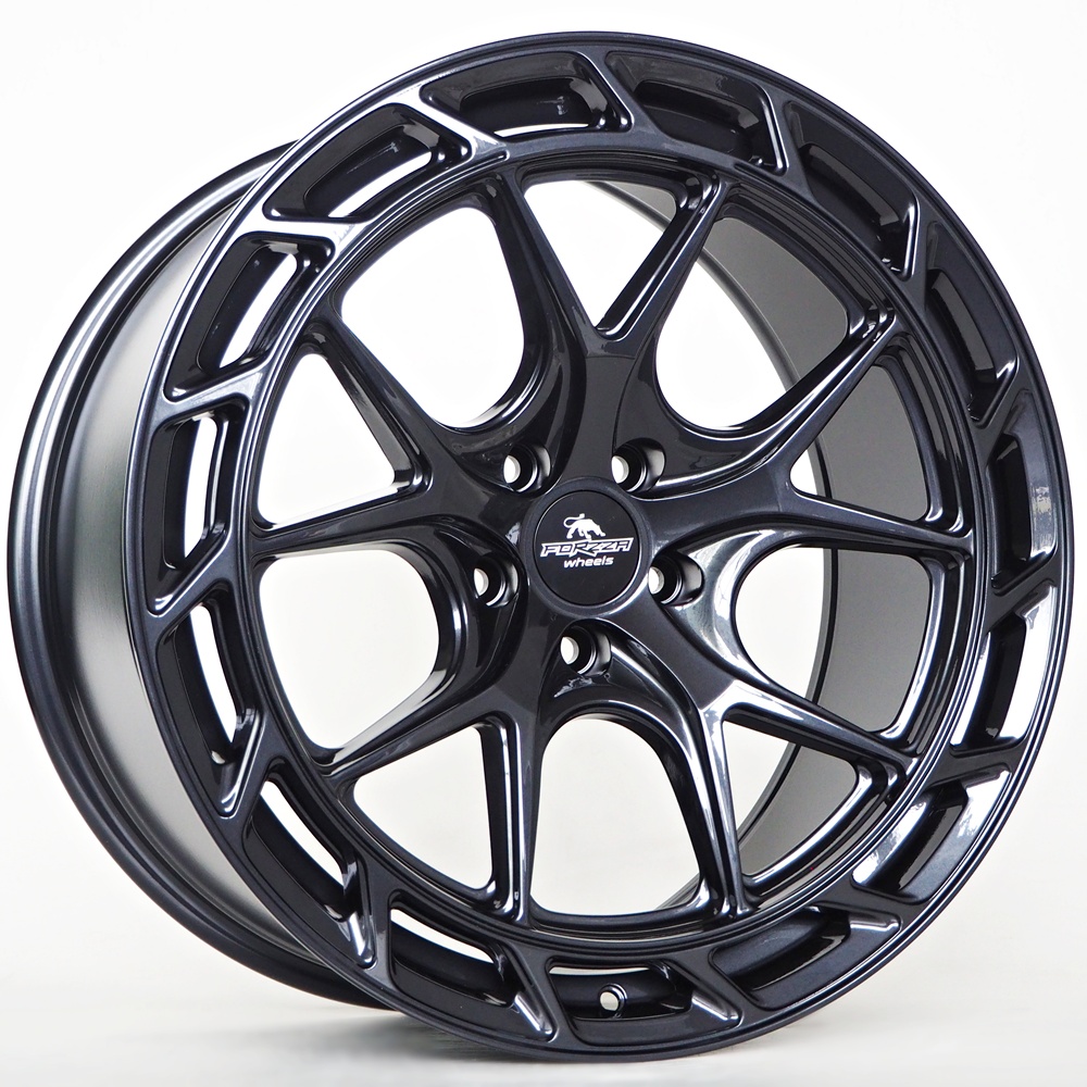 Forzza Wheels SATURN 20x10 ET40 5x112 Black Magic