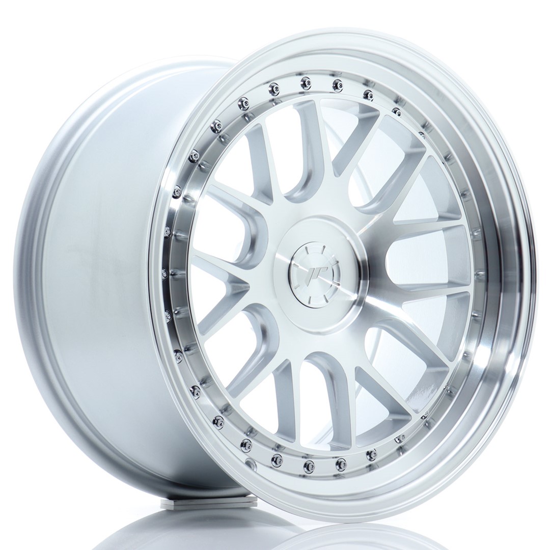 Japan Racing JR40 18x9.5 ET15-35 Silver Machined Face (ET und LK frei wählbar)
