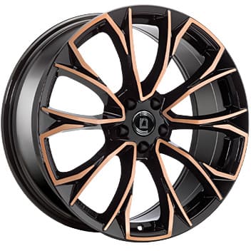 Diewe Wheels Century in Neros Bronze Machined Farbe