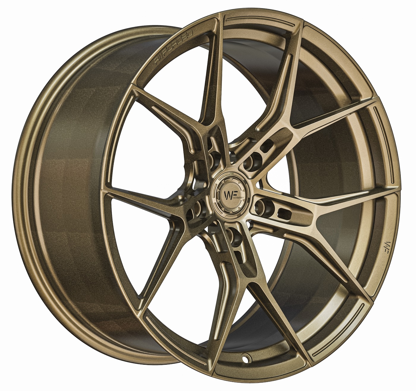Wheelforce Wheels R.1-FG 19x9 ET44 5x112 Satin Bronze