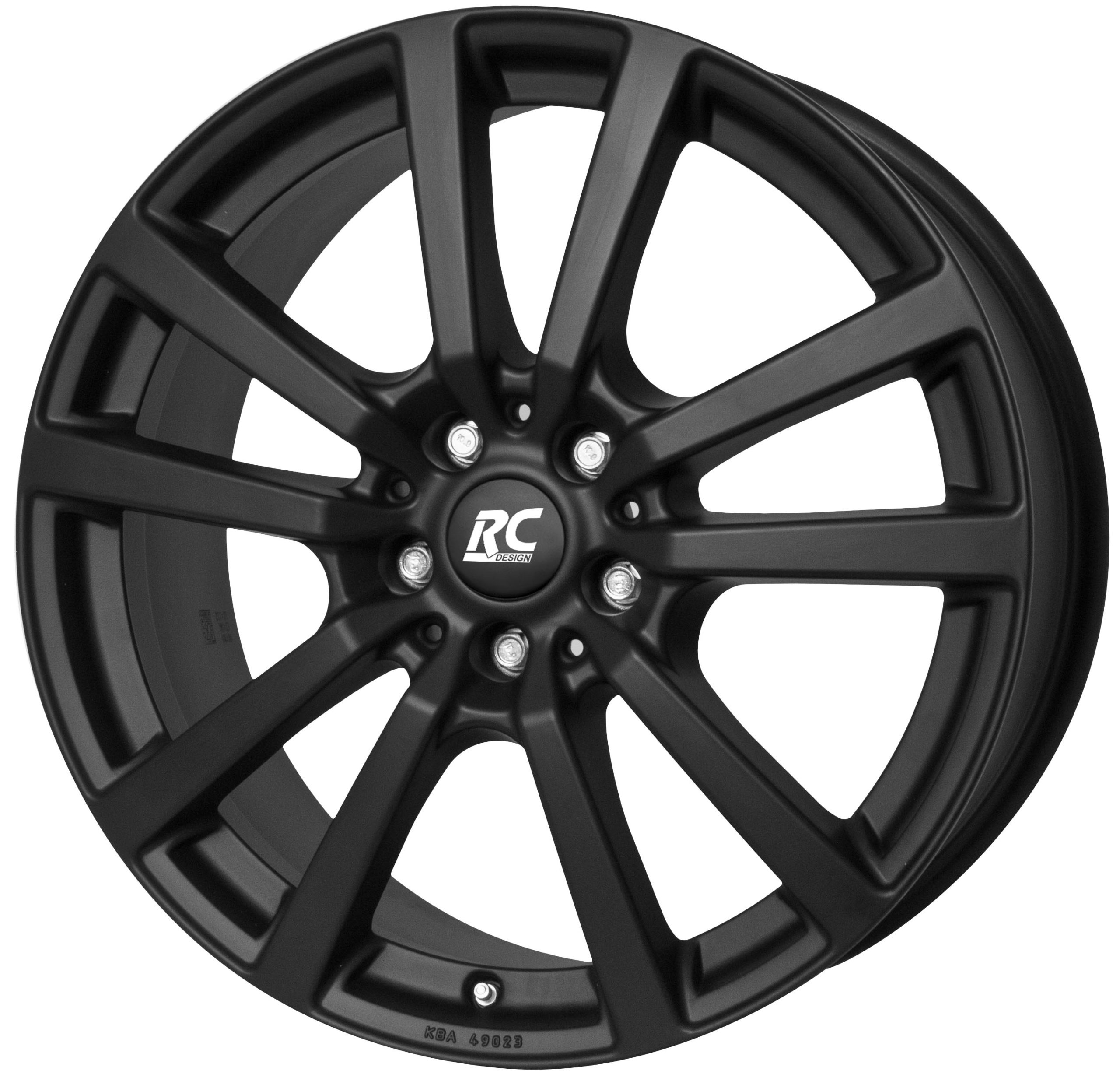 RCDesign RC25 17x7.5 ET47 5x120 Schwarz Klar Matt (SKM)