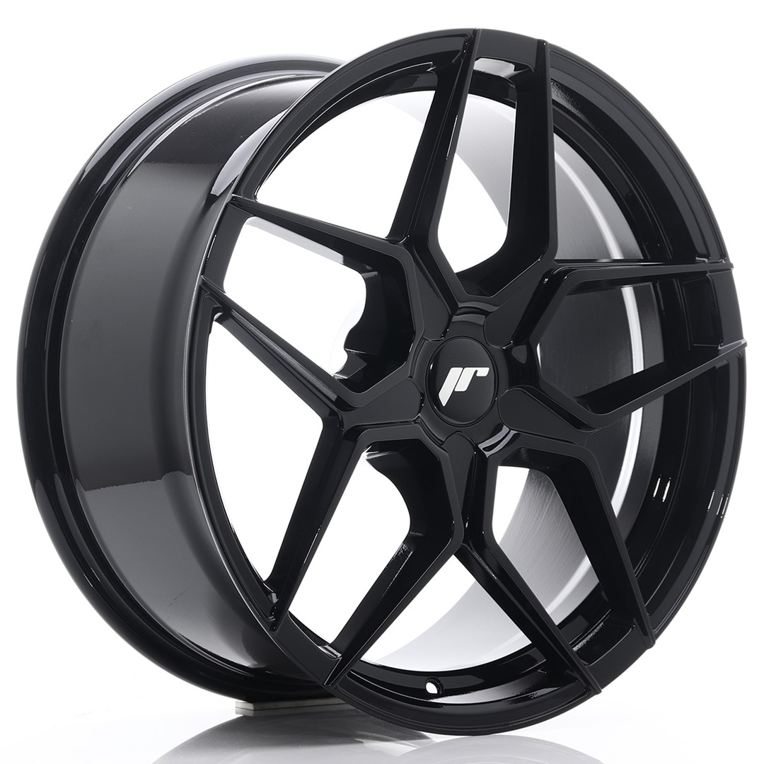 Japan Racing JR34 19x8.5 ET20-40 Noir Brillant (ET et entraxe sélectionnables)