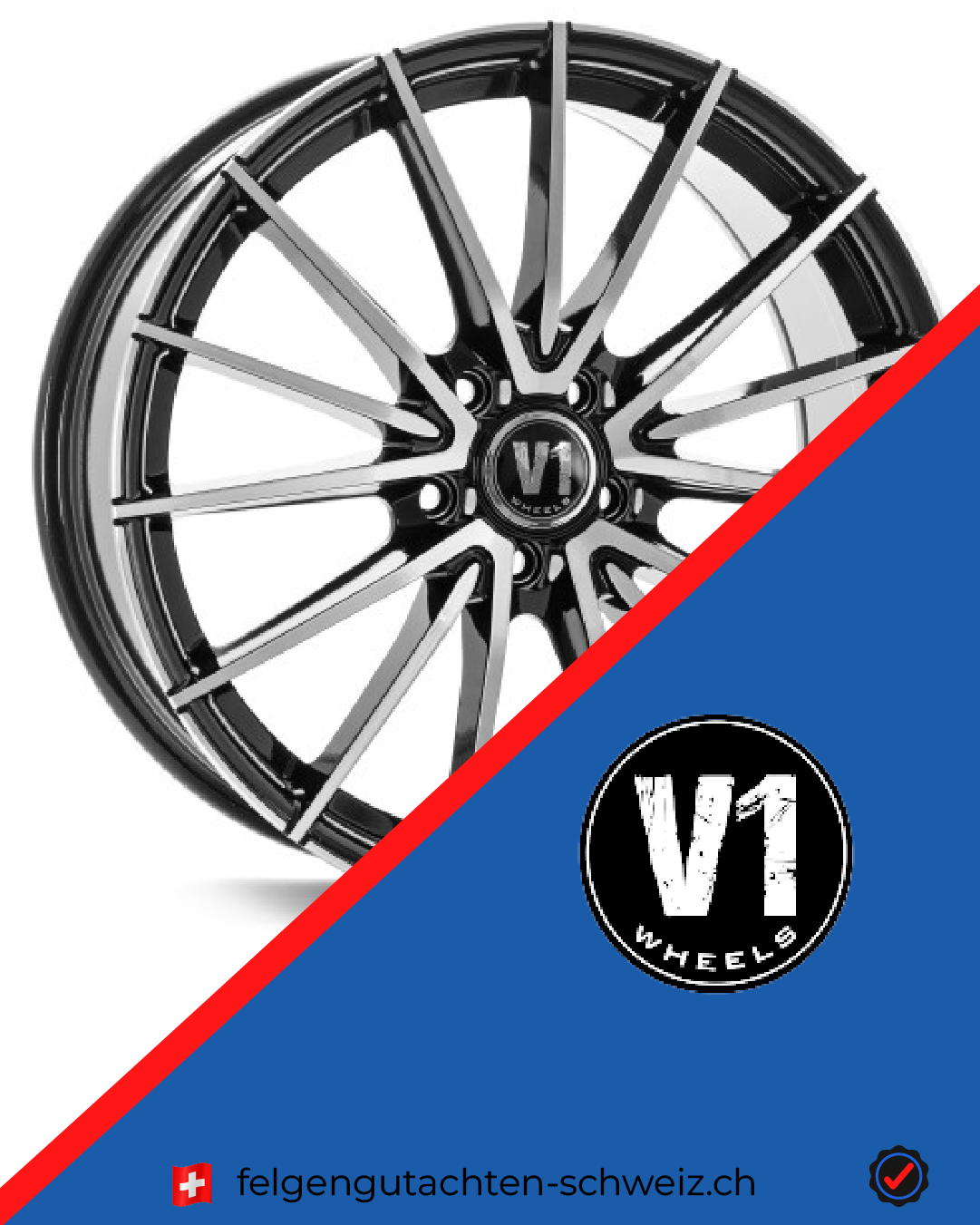 V1 Wheels Felgengutachten (CH-Beiblatt)