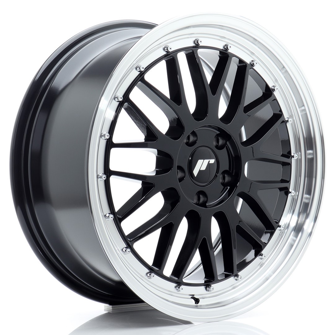 Japan Racing JR23 19x8.5 ET45 5x112 Gloss Black Machined Lip