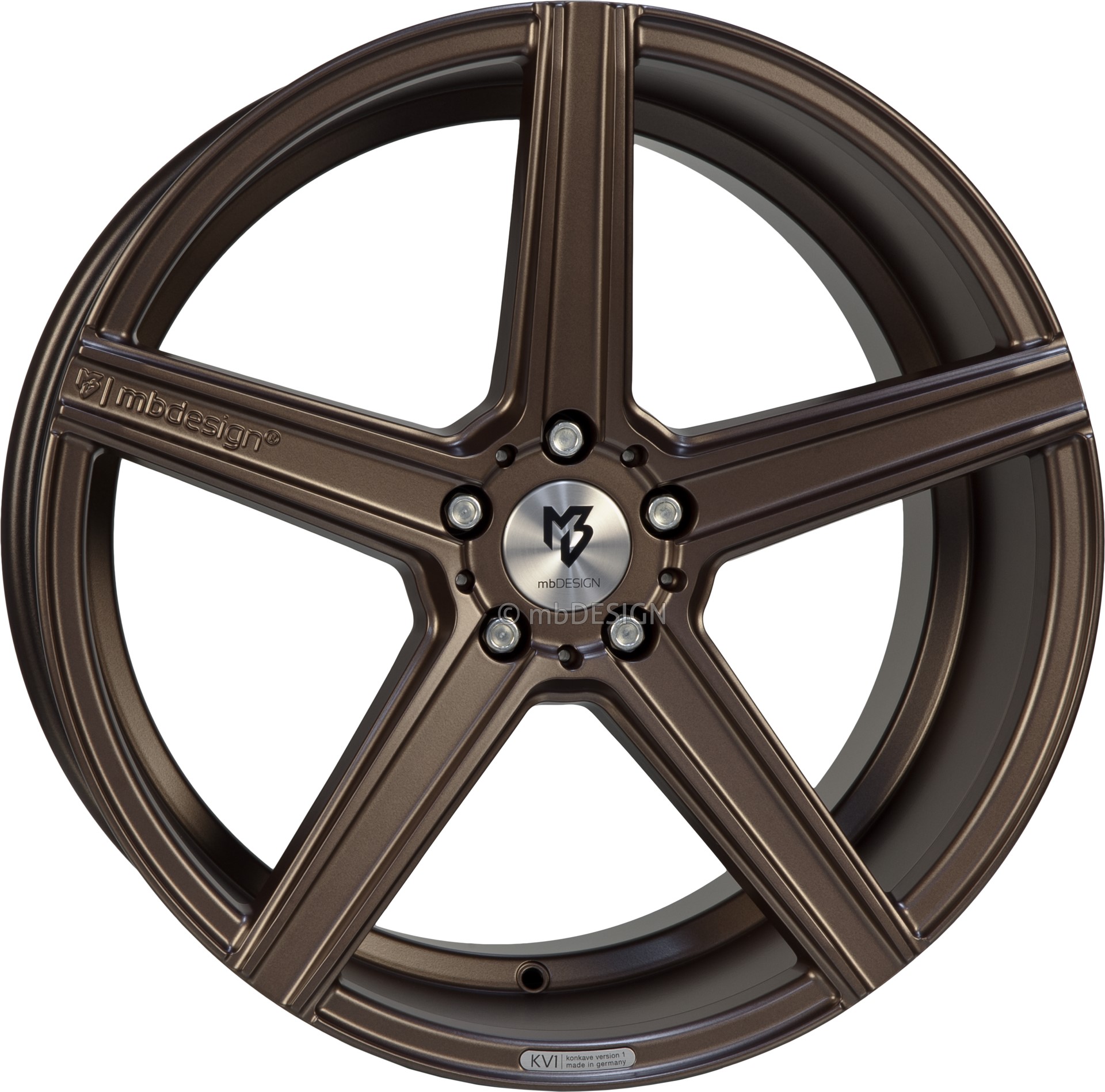 mbDESIGN KV1 20x9 ET42 5x120 Bronze Silk Matt