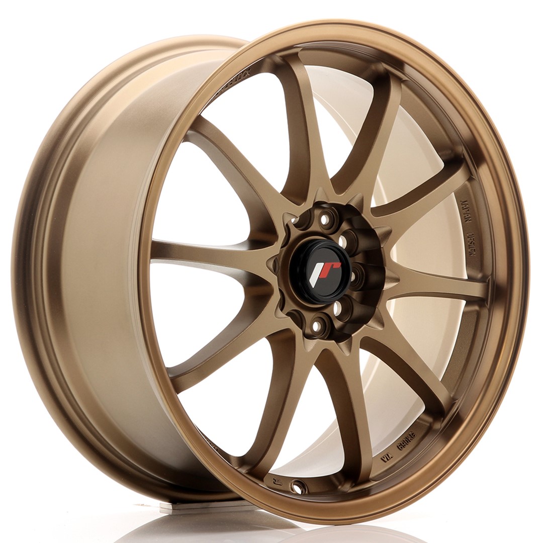 Japan Racing JR5 18x8 ET35 5x114.3 Bronze Anodisé Foncé
