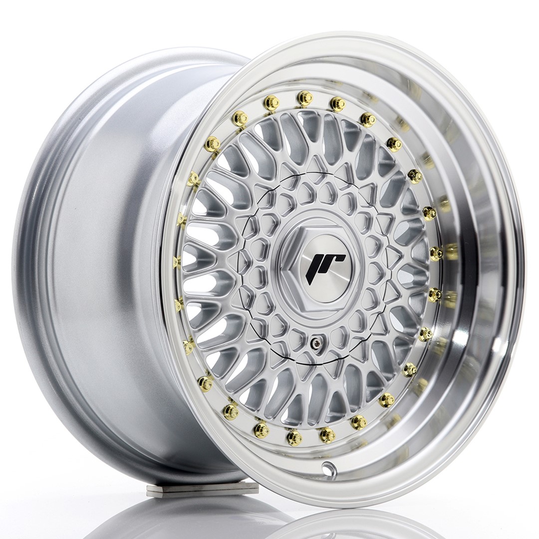 Japan Racing JR9 15x8 ET20 4x100/108 Silver Machined Lip
