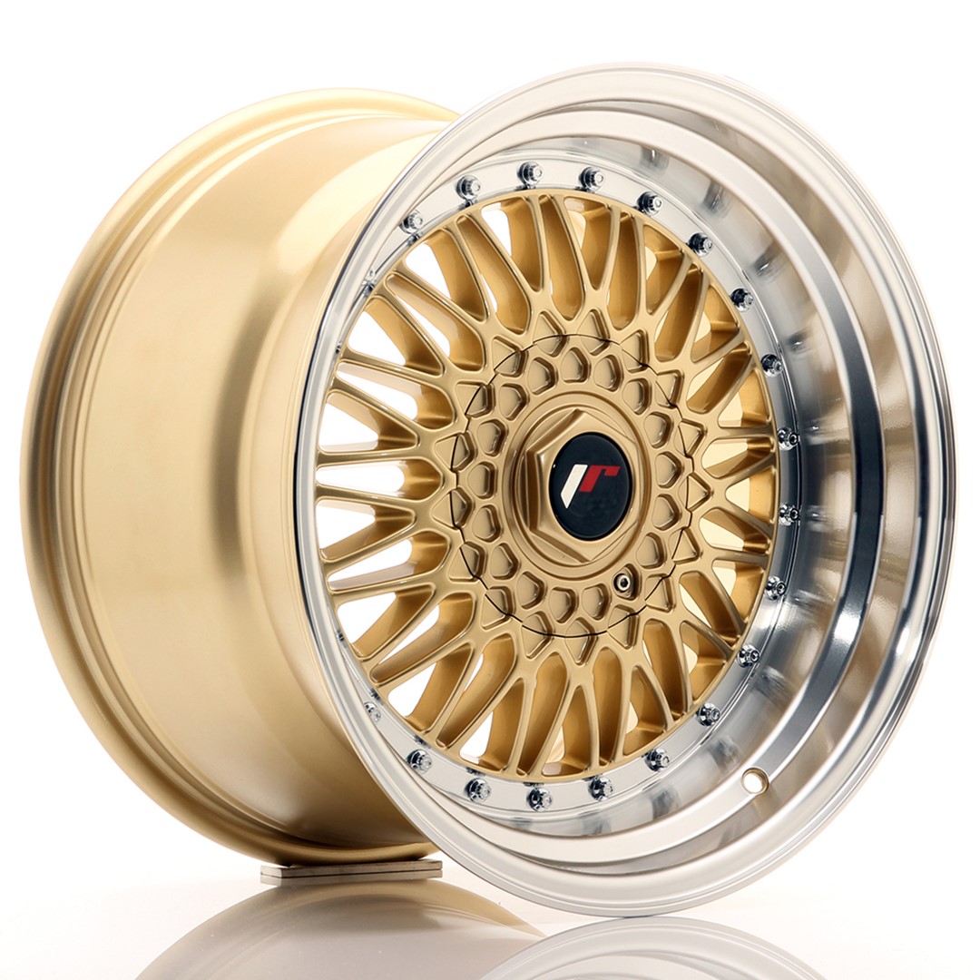 Japan Racing JR9 17x10 ET20 5x112/120 Gold Machined Lip
