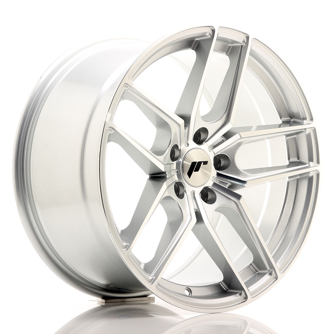 Japan Racing JR25 18x9.5 ET40 5x112 Argent Face Usinée