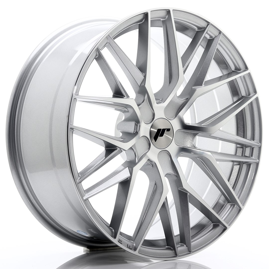 Japan Racing JR28 20x8.5 ET20-40 Silver Machined Face (ET und LK frei wählbar)