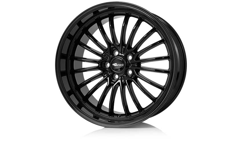 Brock B24GP 20x9 ET35 5x114.3 Schwarz Glanz (SG)