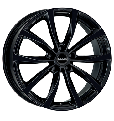 MAK WOLF 19x8 ET42 5x112 Gloss Black