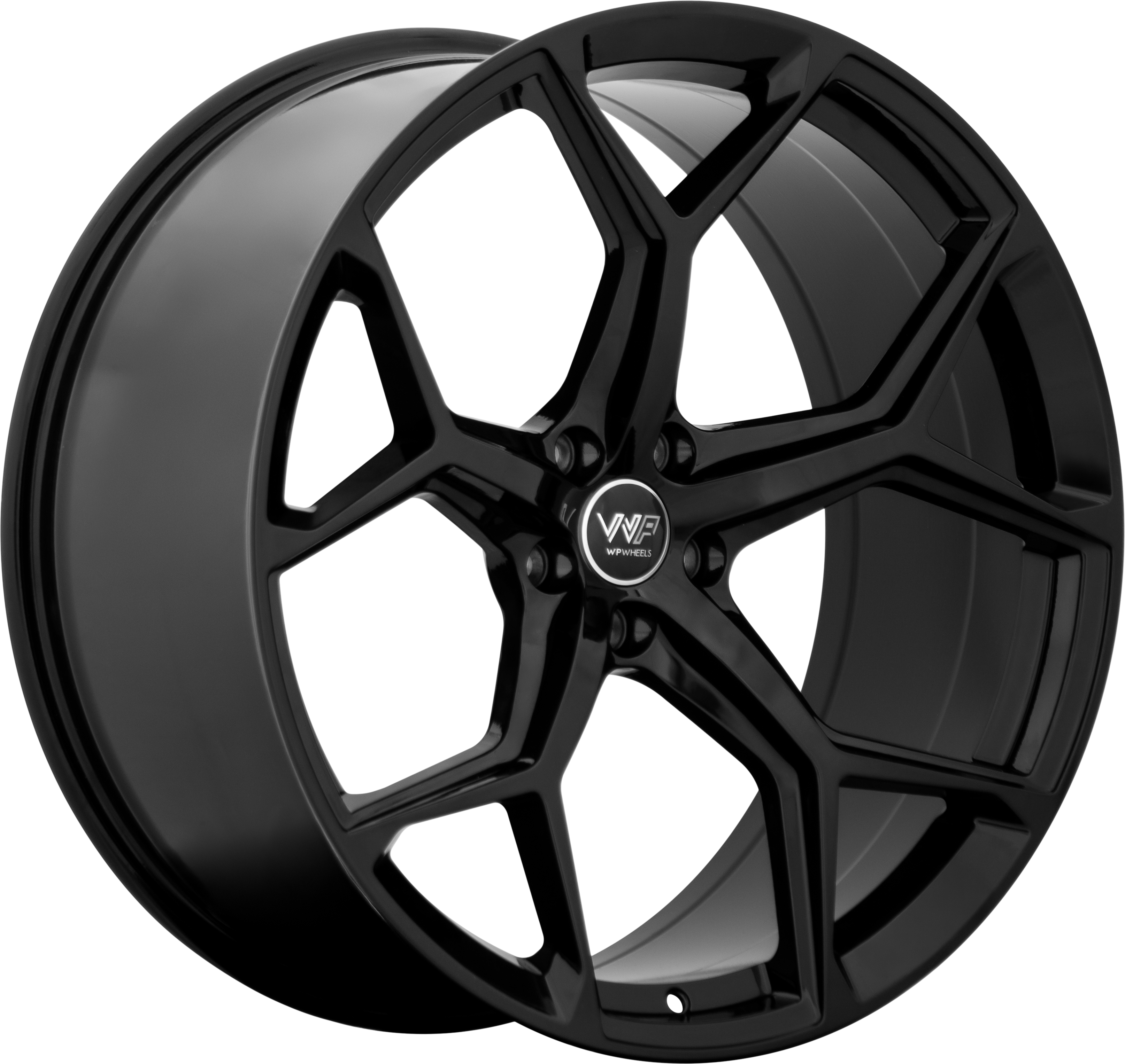WP Wheels 001 19x8.5 ET38 5x112 Noir Brillant