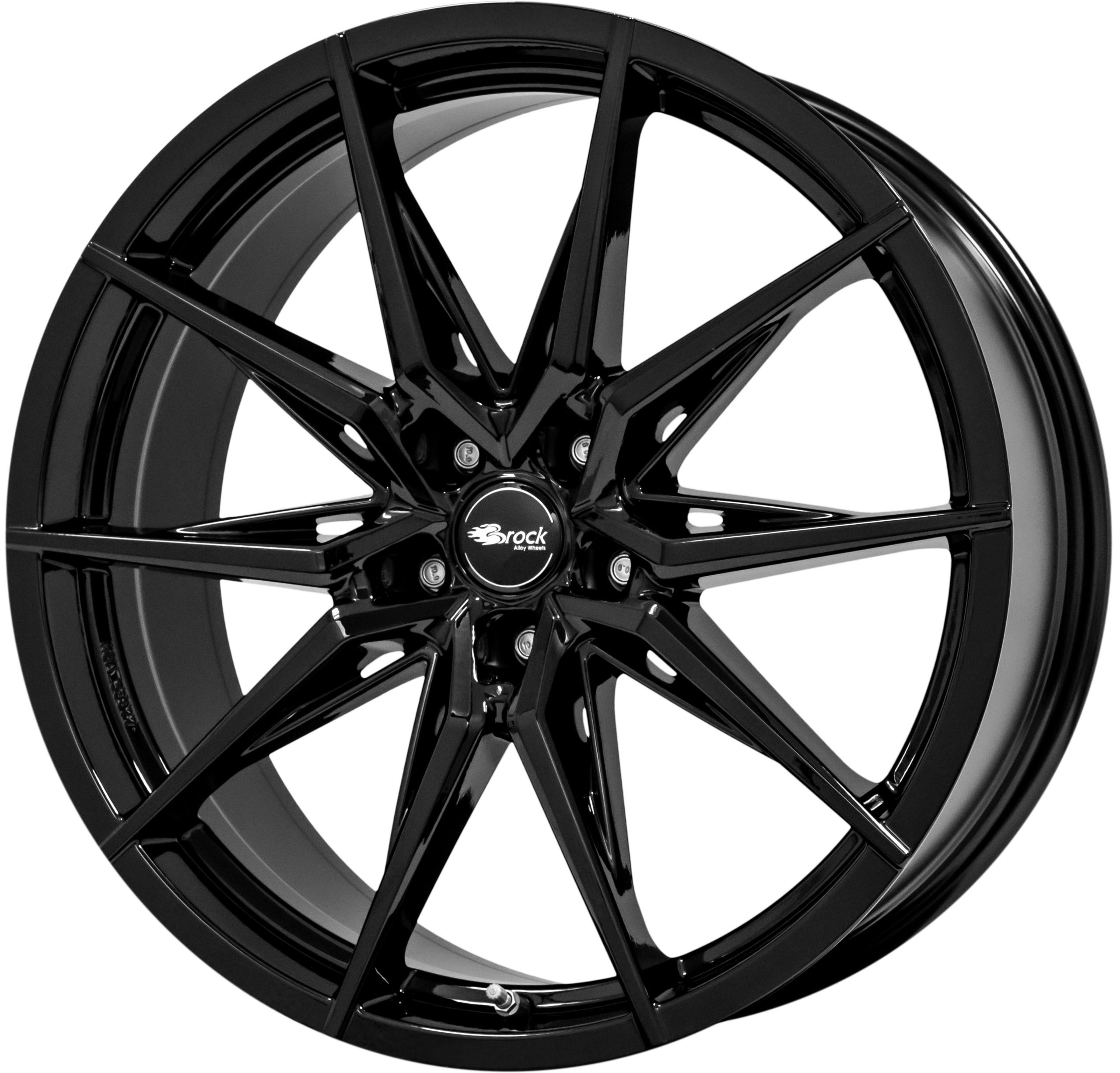 Brock B42 20x8.5 ET48 5x112 Schwarz Glanz (SG)
