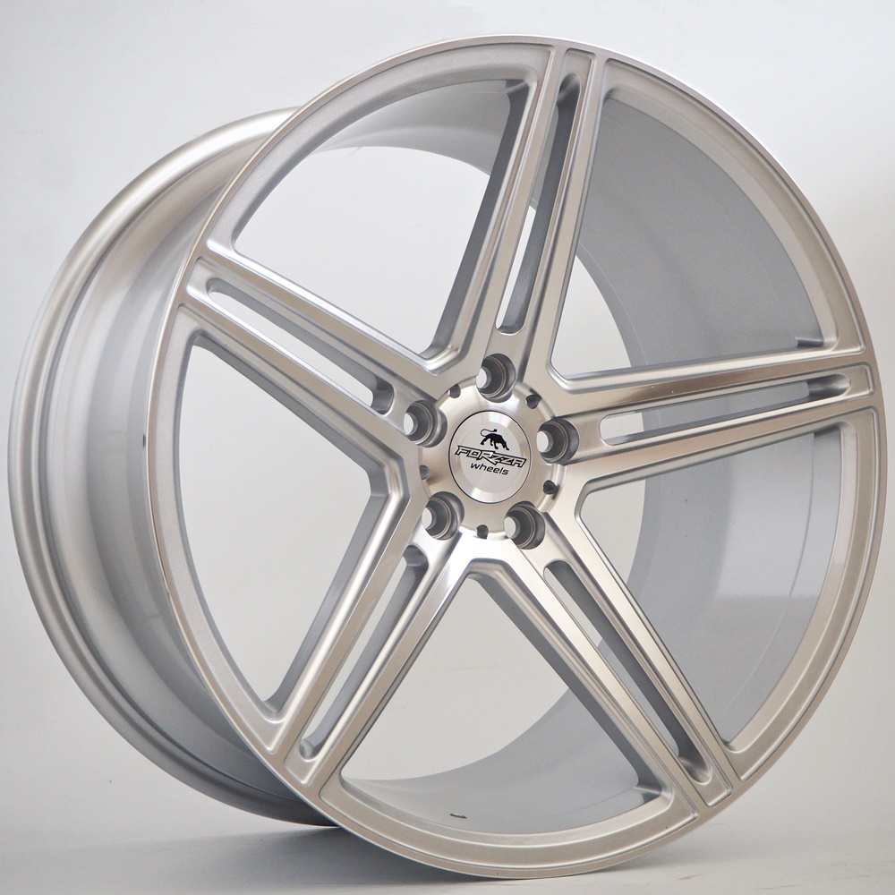 Forzza Wheels BOSAN 20x10.5 ET37 5x112 Silver Face Machined