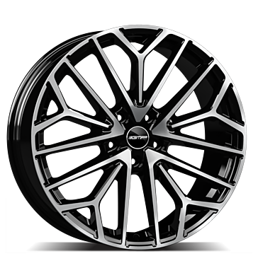 GMP MATERIA 19x8 ET38 5x130 Black Diamond