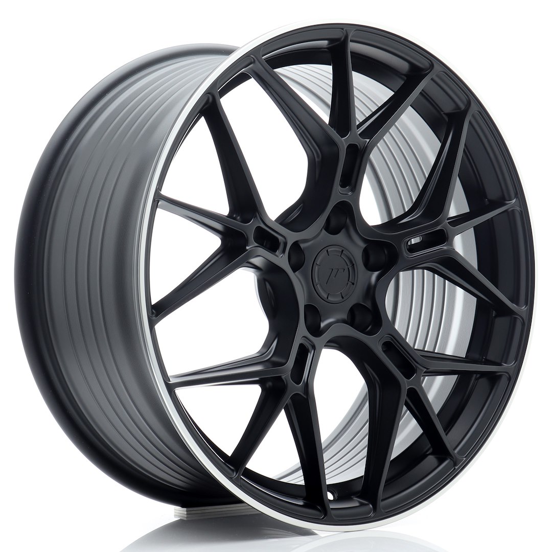 Japan Racing JR51 19x8.5 ET45 5x112 Satin Black Machined Lip