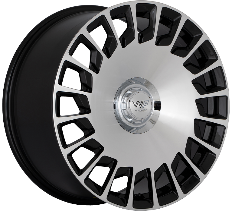 WP Wheels 469 20x9.5 ET38 5x112 Glanz-Schwarz Frontpoliert