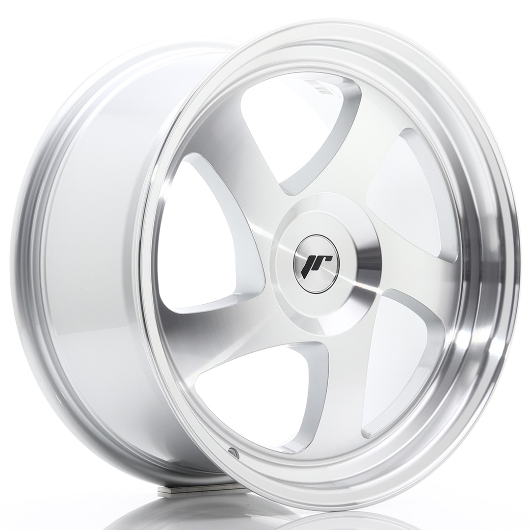 Japan Racing JR15 18x8.5 ET20-40 Argent usiné (ET et entraxe sélectionnables librement)
