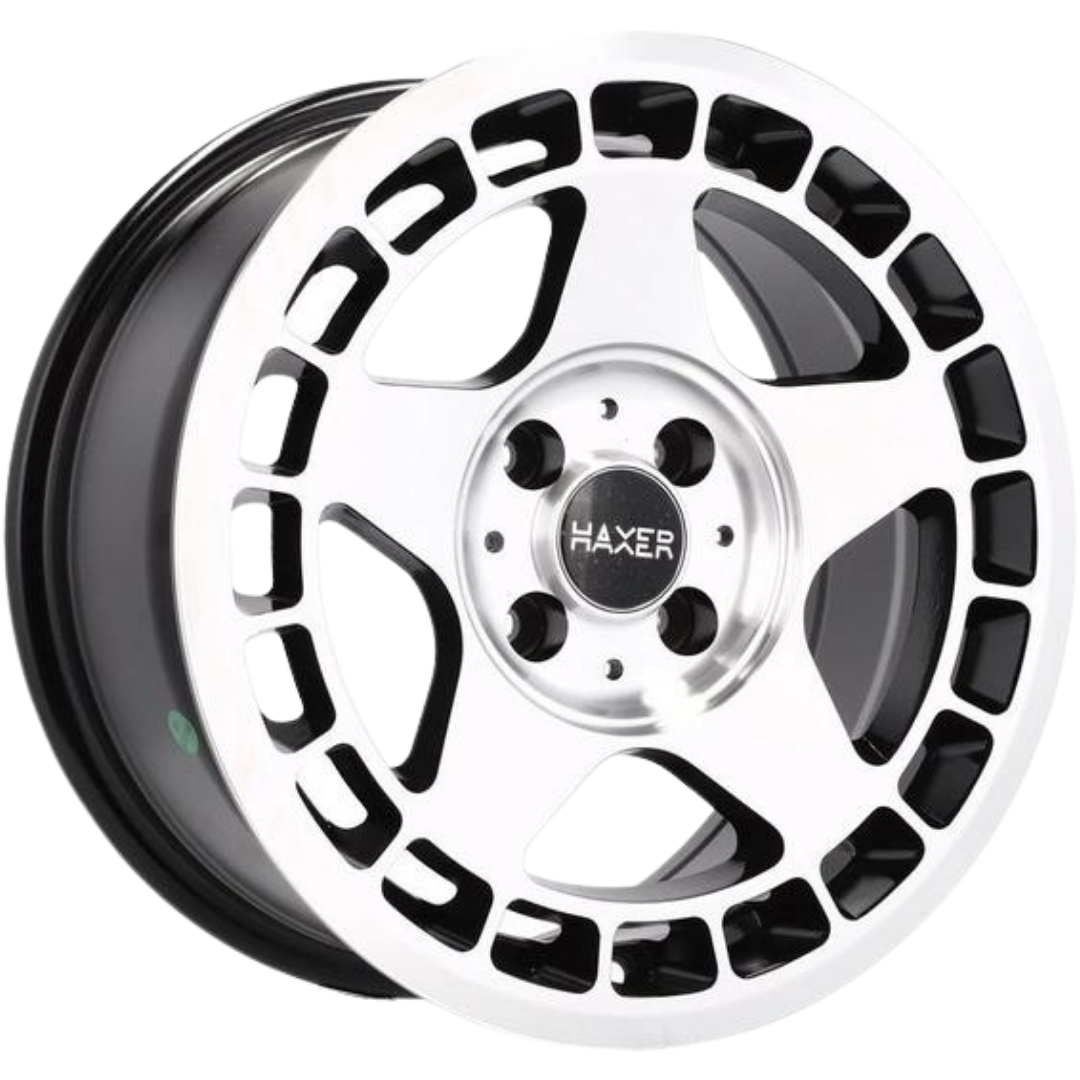 Haxer HX026 15x7 ET25 4x100 Black Polished