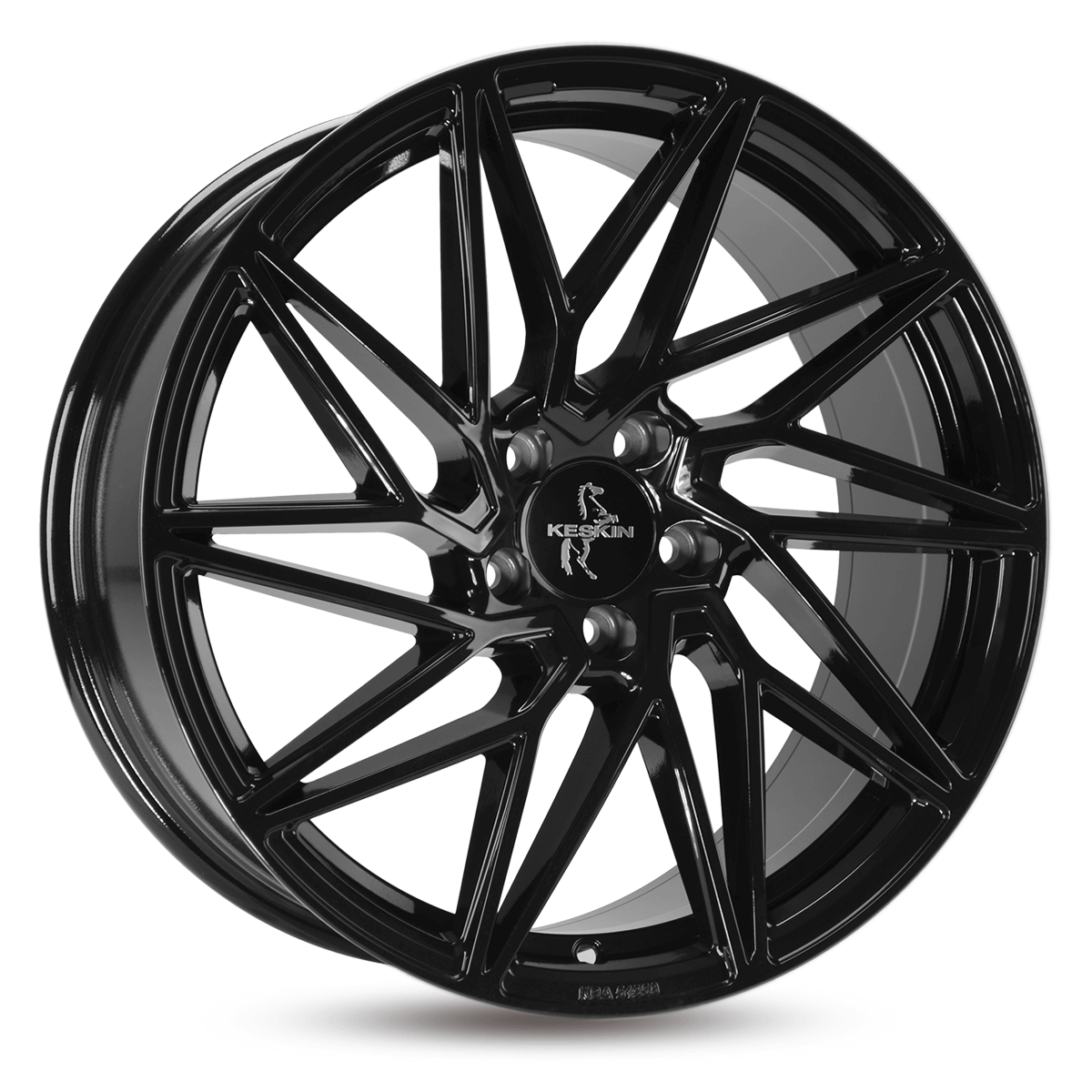 Keskin KT20 20x8.5 ET35 5x120 Black Painted