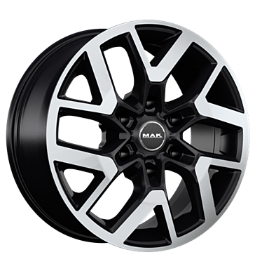MAK GRAVEL 16x6.5 ET62 6x130 Black Mirror