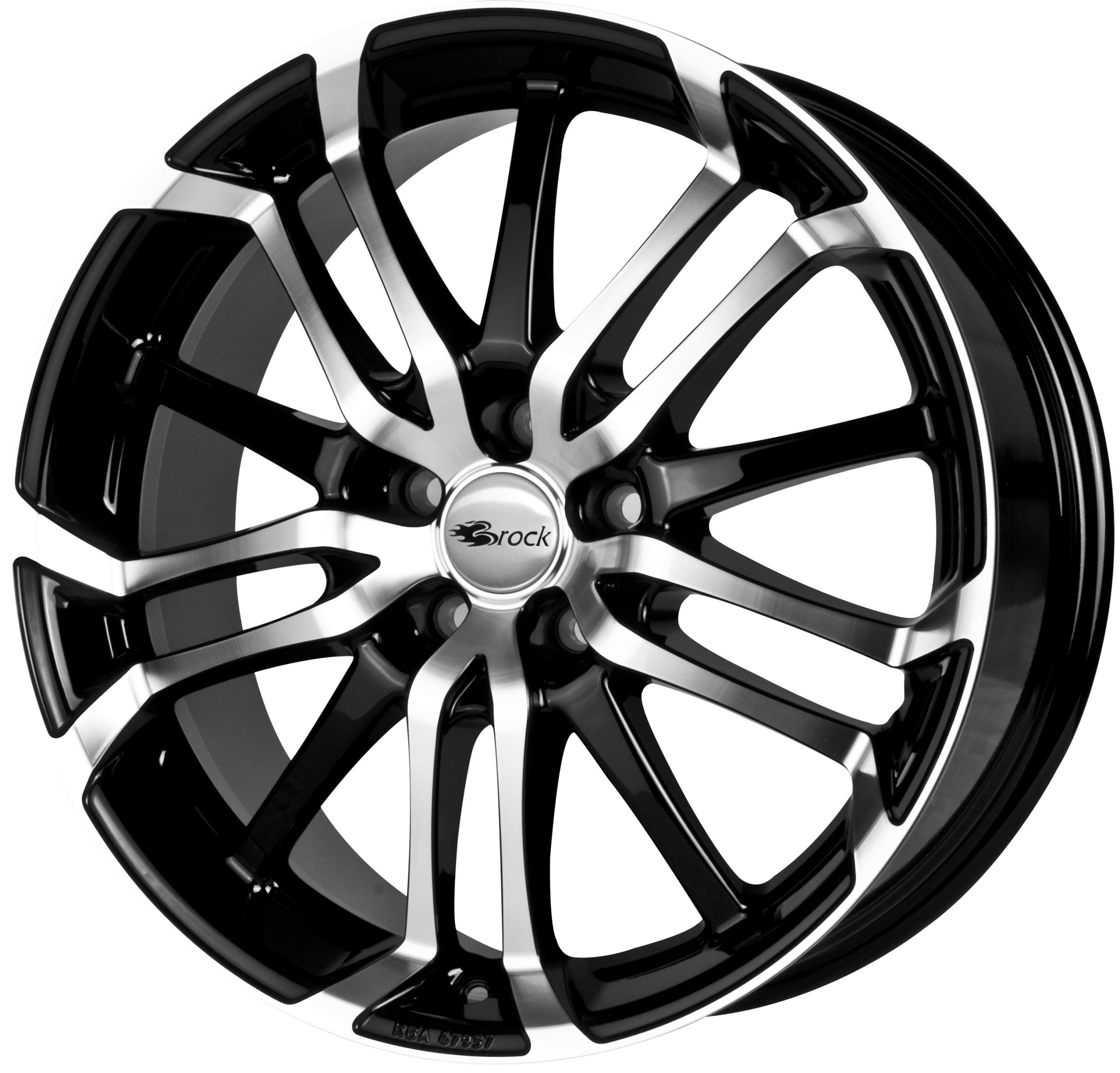 Brock B26 19x8.5 ET35 5x120 Schwarz Glanz Voll-Poliert (SGVP)
