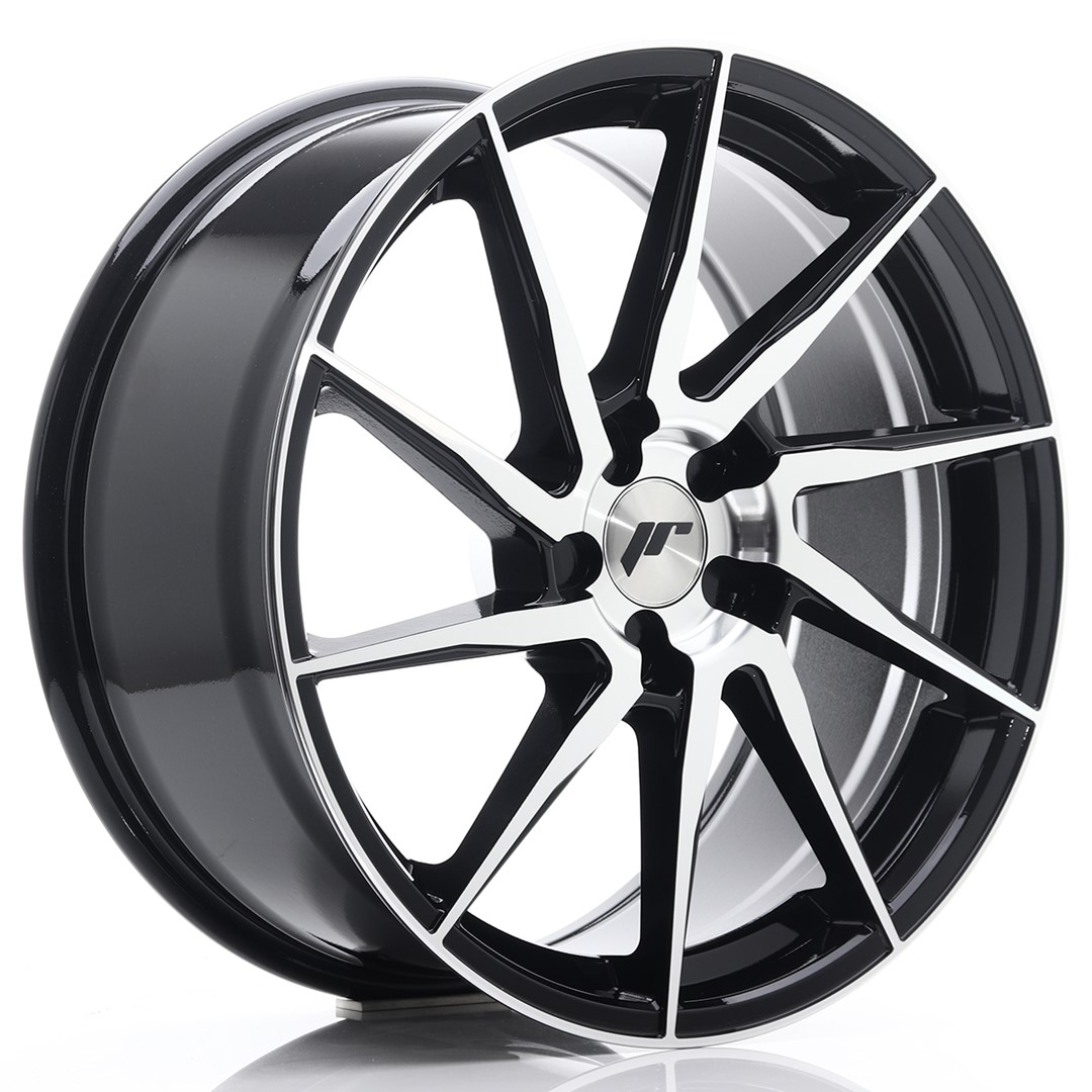 Japan Racing JR36 19x8.5 ET20-50 Blank Gloss Black Machined Face