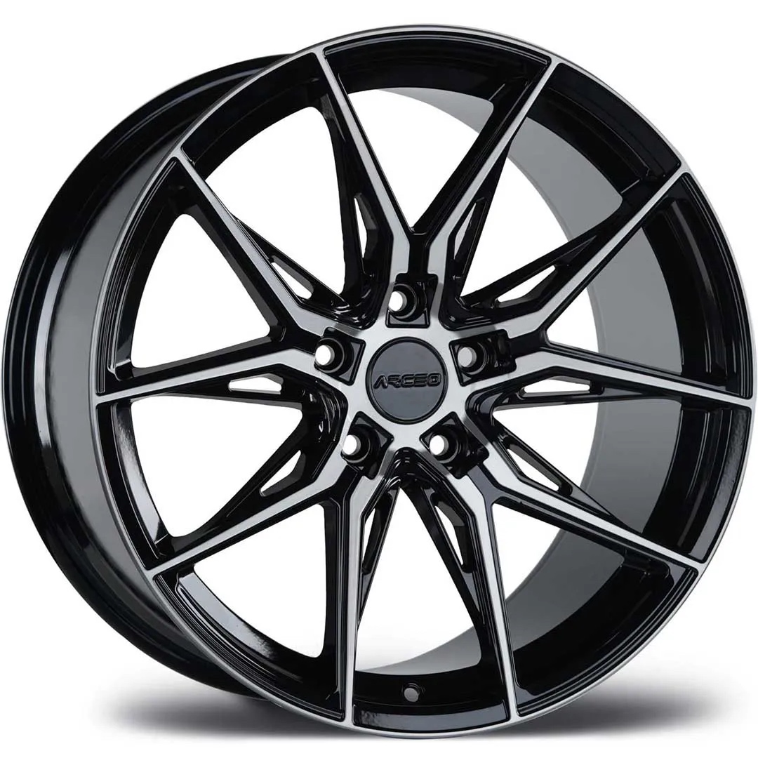 Arceo MARSEILLE 18x8 ET35 5x114.3 Black Diamond