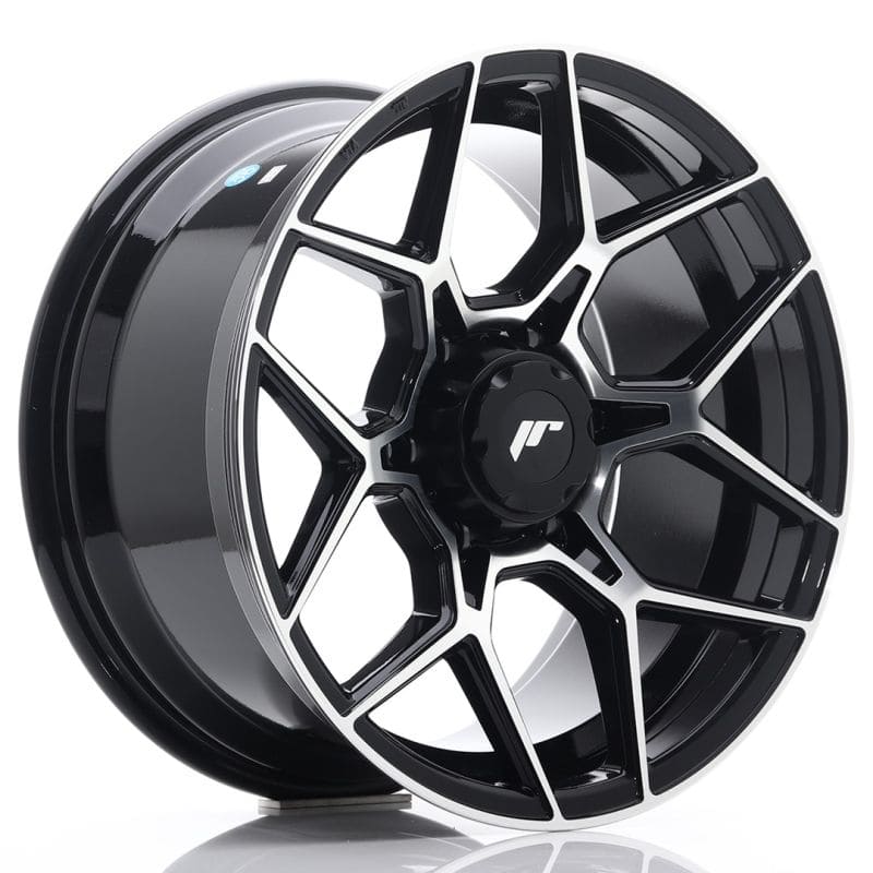 Japan Racing JRX9 in Gloss Black Machined Face Farbe