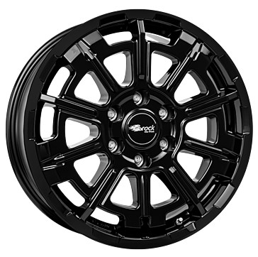 Brock B45 17x7 ET45 6x120 Noir Brillant (SG)