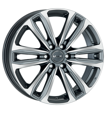 MAK SAFARI6 20x8.5 ET60 6x130 Gun Met Mirror Face