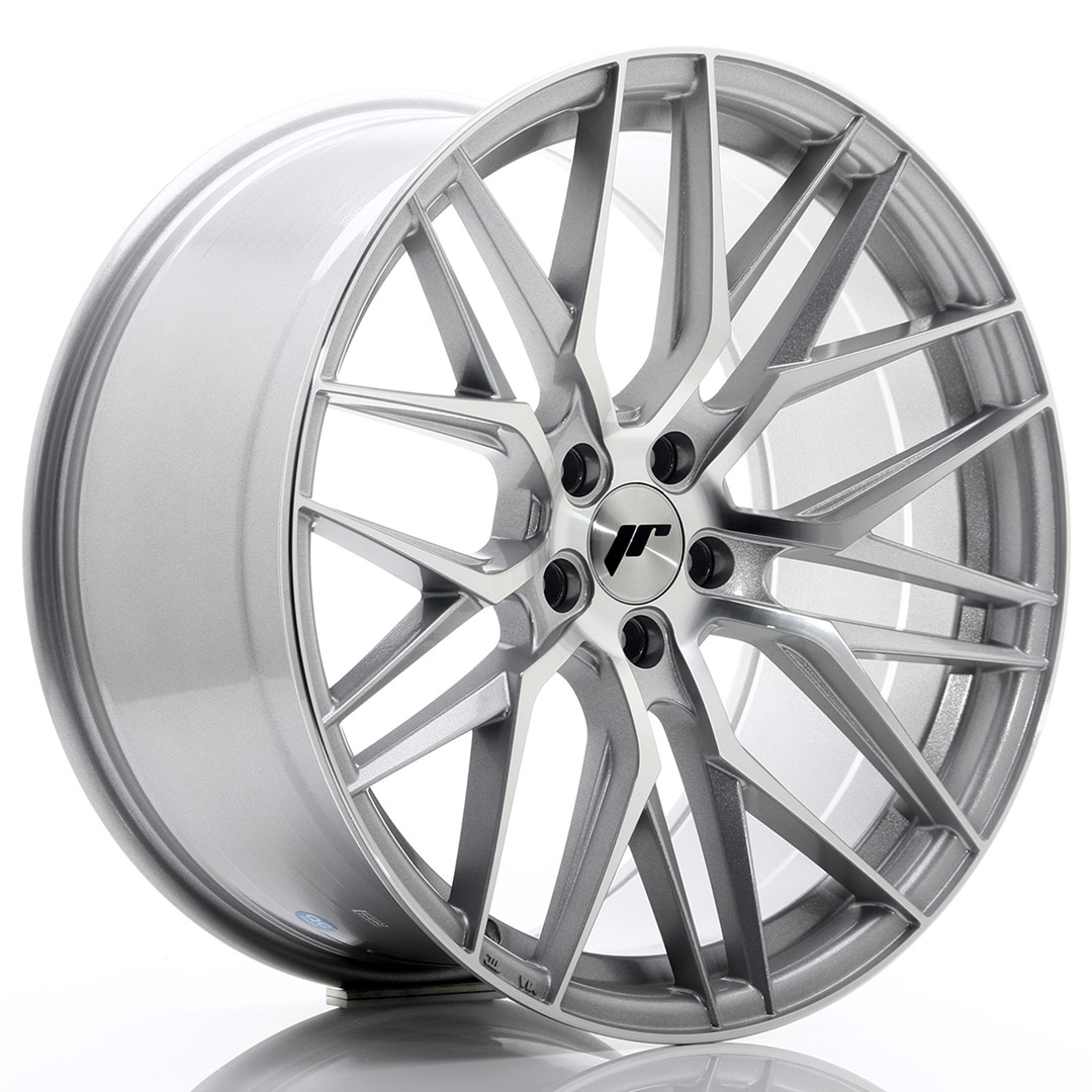 Japan Racing JR28 20x10 ET40 5x112 Silver Machined Face