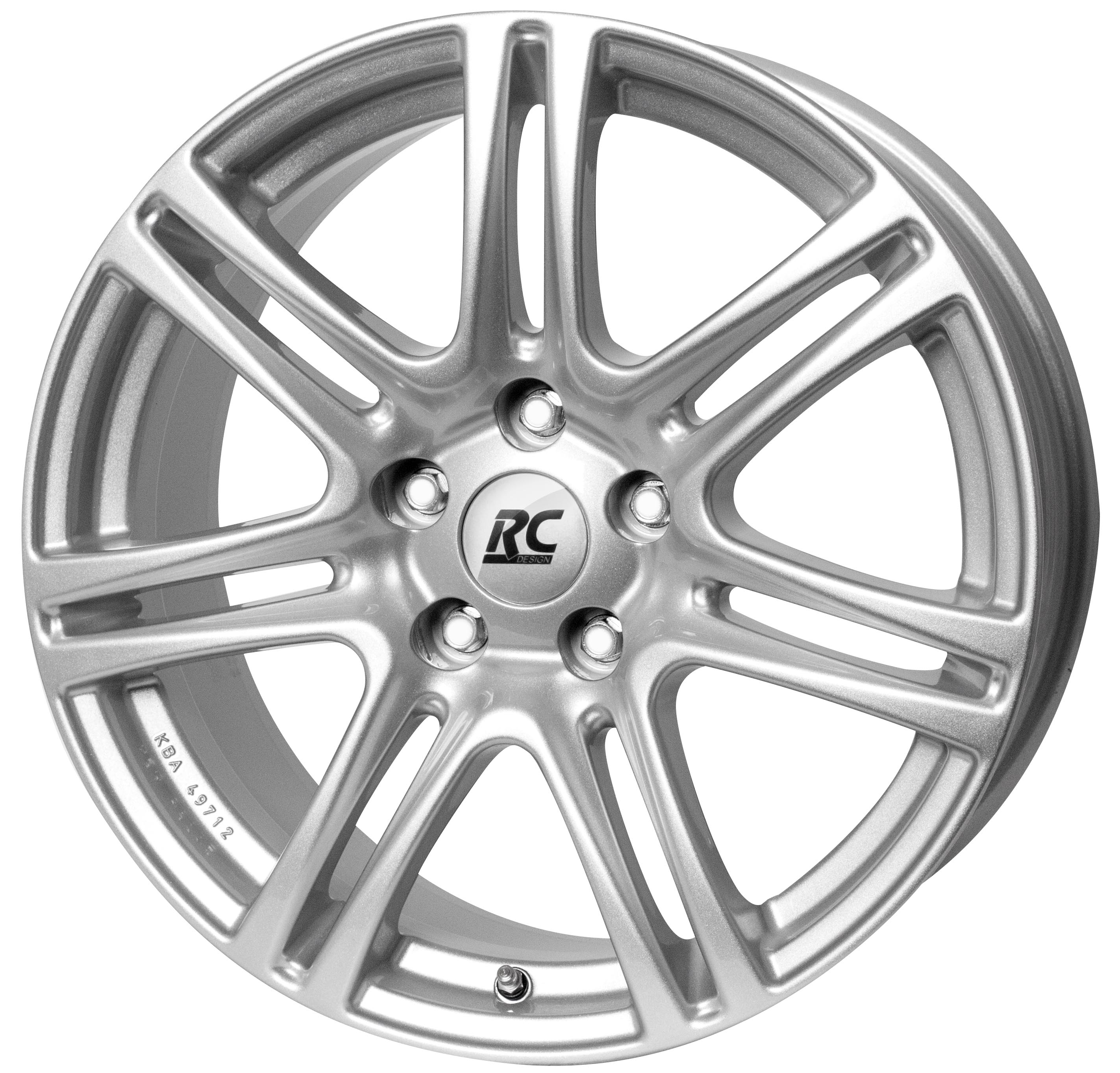RC Design RC28, 7.5x17 5x108 ET55 63.4 VO Kristallsilber (KS)
